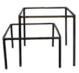 Support fer forgé carré H25