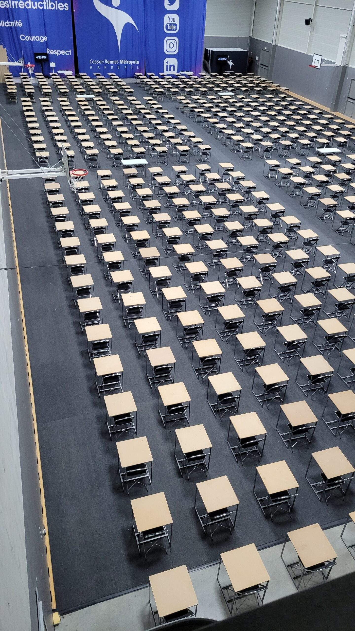 Table de concours individuelle - 60x50cm